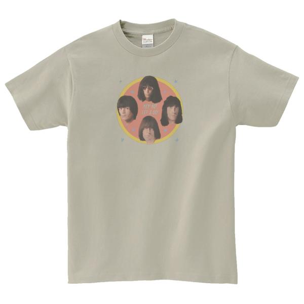 Ramones  ラモーンズ　音楽Tシャツ ロックTシャツ バンドTシャツ　シルバーグレー