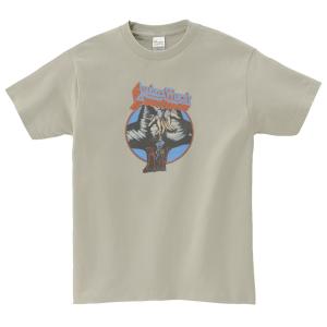 ロックンロール 音楽Tシャツ ロックTシャツ バンドTシャツ シルバー