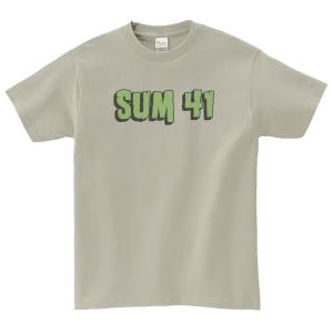 SUM41　音楽Tシャツ ロックTシャツ バンドTシャツ　シルバーグレー｜uekitaya