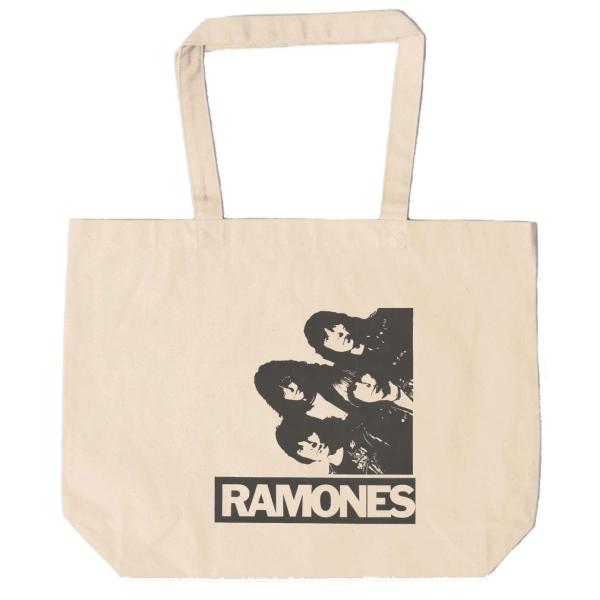 ラモーンズ  Ramones　トートバッグ　キャンバス　12oz 綿100％　ナチュラル色