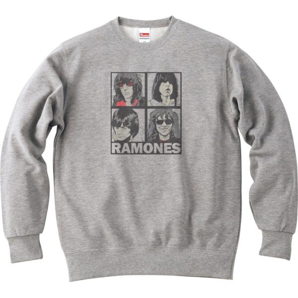 RAMONES　音楽 ロック シャツ バンド シネマ 長袖　トレーナー スエット ロングスリーブ グ...