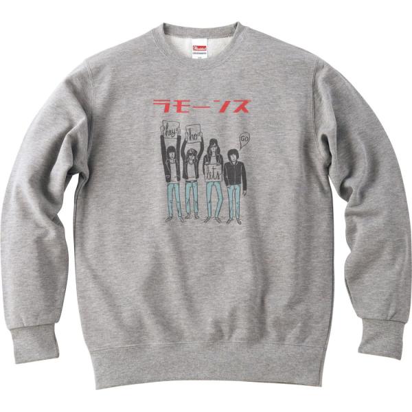 カタカナ ラモーンズ　音楽 ロック シャツ バンド シネマ 長袖　トレーナー スエット ロングスリー...