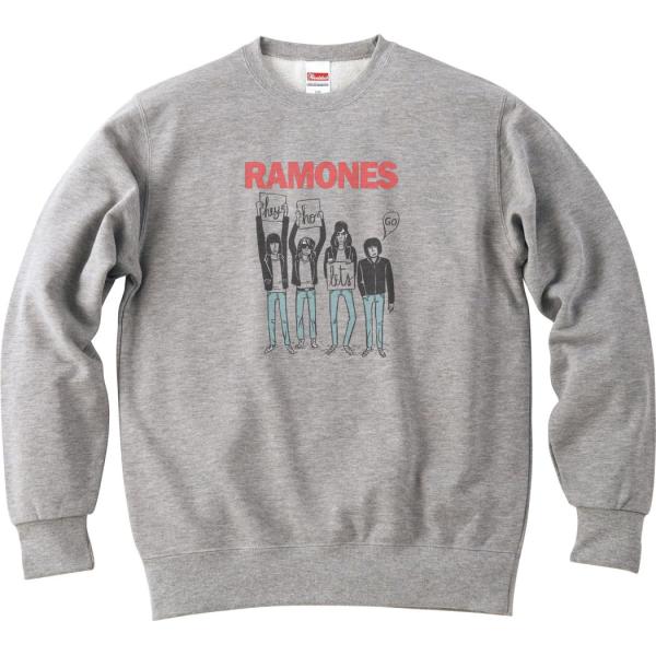 RAMONES ラモーンズ　音楽 ロック シャツ バンド シネマ 長袖　トレーナー スエット ロング...