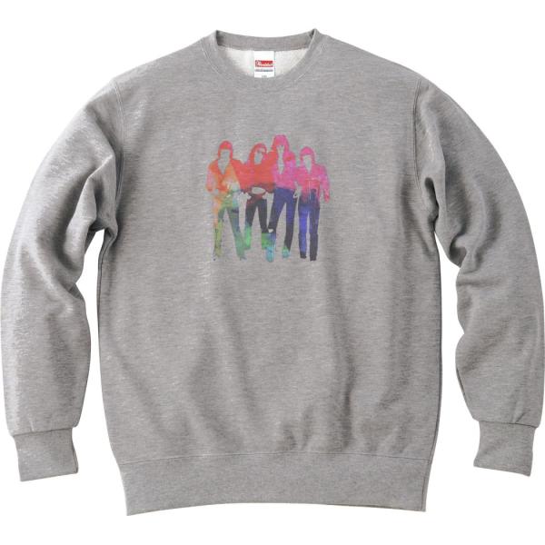 RAMONES ペイント風　音楽 ロック シャツ バンド シネマ 長袖　トレーナー スエット ロング...