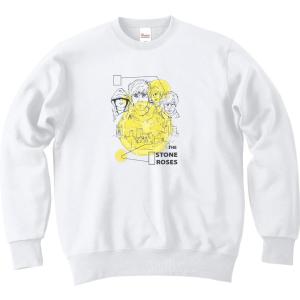 STONE  黄色長袖トレーナー Keith Richards キース リチャーズ 音楽 ロック シャツ バンド シネマ