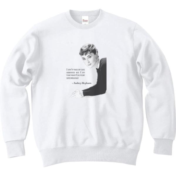 オードリー・ヘプバーン Audrey Hepburn　音楽 ロック シャツ バンド シネマ 長袖　ト...