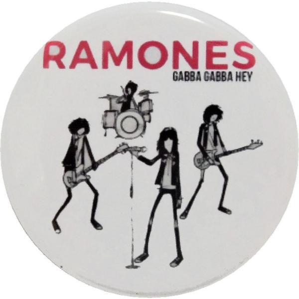 RAMONES　音楽　シネマ　缶バッジ　（安全ピンタイプ直径38ｍｍ）