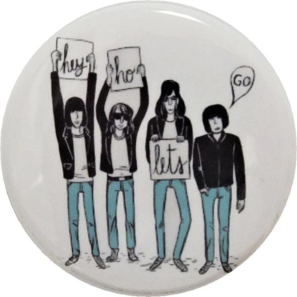 RAMONES　音楽　シネマ　缶バッジ　（安全ピンタイプ直径38ｍｍ）