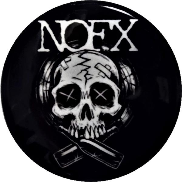 NOFX　音楽　シネマ　缶バッジ　（安全ピンタイプ直径38ｍｍ）