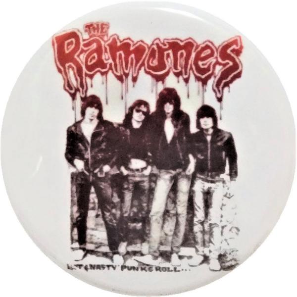 RAMONES　音楽　シネマ　缶バッジ　（安全ピンタイプ直径38ｍｍ）
