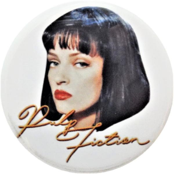 パルプフィクション　音楽　シネマ　缶バッジ　（安全ピンタイプ直径38ｍｍ）