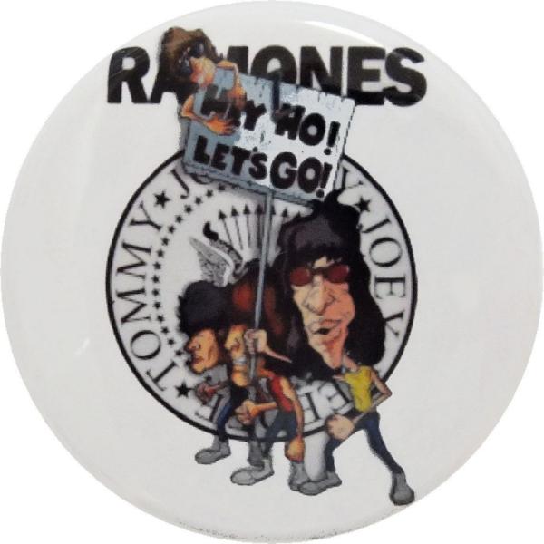 RAMONES　音楽　シネマ　缶バッジ　（安全ピンタイプ直径38ｍｍ）