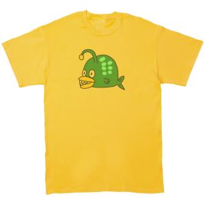ムカデ おもしろデザイン Tシャツ イエロー : うえきたや - 通販