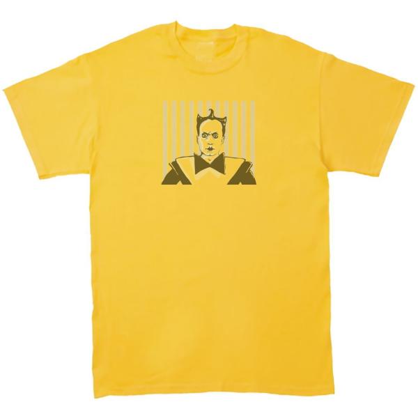 Klaus Nomi クラウス ノミ　音楽Tシャツ ロックTシャツ バンドTシャツ　イエロー