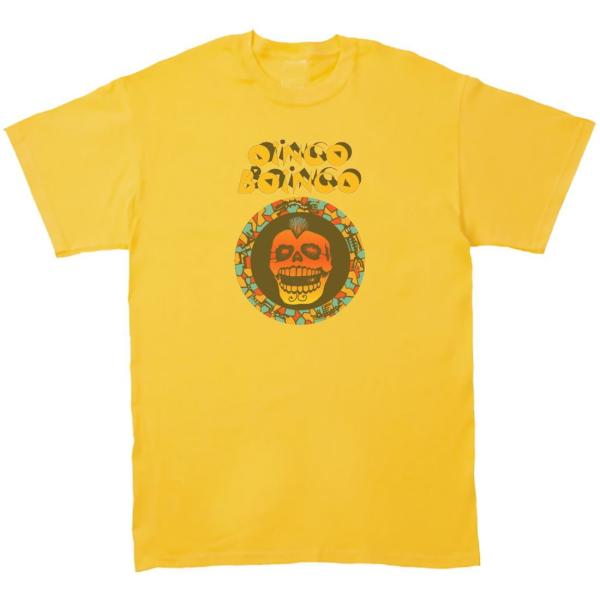 オインゴ ボインゴ Oingo Boingo　音楽Tシャツ ロックTシャツ バンドTシャツ　イエロー