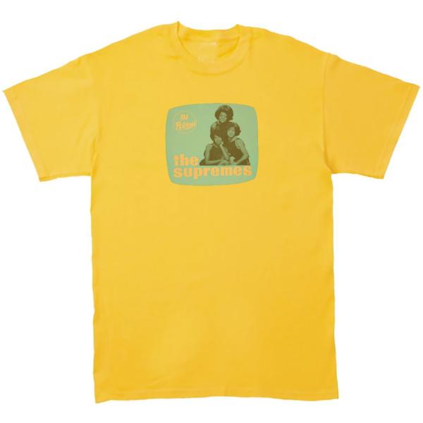 ザ スプリームス The Supremes　音楽Tシャツ ロックTシャツ バンドTシャツ　イエロー