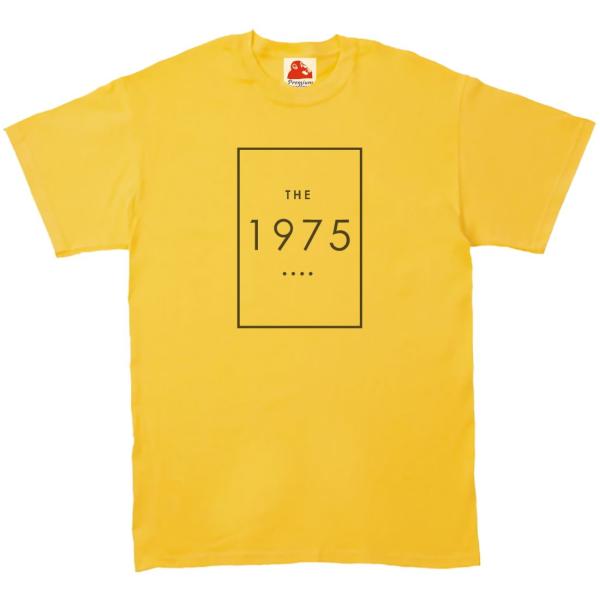 The 1975　音楽Tシャツ ロックTシャツ バンドTシャツ　イエロー
