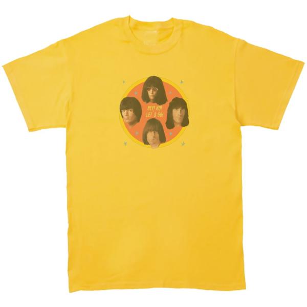 Ramones  ラモーンズ　音楽Tシャツ ロックTシャツ バンドTシャツ　イエロー