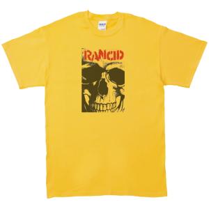 ロックンロール 音楽Tシャツ ロックTシャツ バンドTシャツ イエロー
