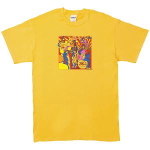 XTC　Oranges＆Lemons　音楽Tシャツ ロックTシャツ バンドTシャツ　イエロー｜uekitaya