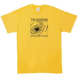 Television 　テレヴィジョン　音楽・ロック・シネマ　Tシャツ　イエロー