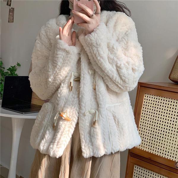 【大特価】新販売 ボアブルゾン レディース ボアジャケット 秋冬 アウターコート アウター もこもこ...