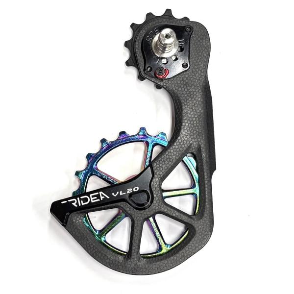 RIDEA (リデア) ビッグプーリーケージ RD7-VL20-FCTR (ブラックケージ/レインボ...