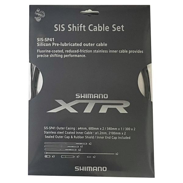 Shimano (シマノ) XTR シフトケーブルセット ブラック (Y60098060)
