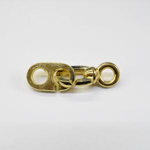 スイブルフック 8mm用 国旗掲揚金具 真鍮 ...の詳細画像1