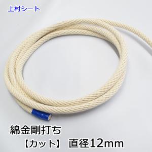 綿 金剛打ちロープ 直径12mm カット販売 組...の商品画像