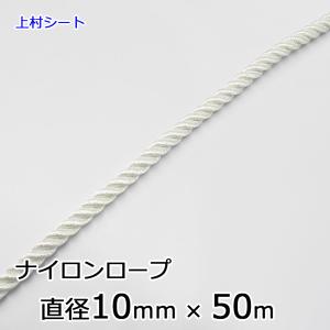 ナイロンロープ 直径 10mm×長さ30m : 上村シート ヤフー店 - 通販