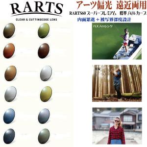 RARTS 160 アーツ 遠近スーパープレミアム 遠近両用累進 偏光レンズ 内面累進+被写界深度設計 度付き 伊藤光学 TSL ２枚１組 12色 標準カーブ ４カーブ ６カーブ｜uemuramegane