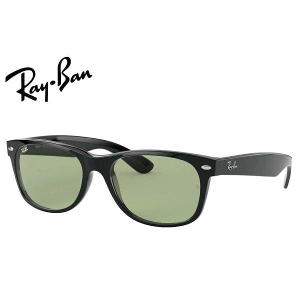 レイバン　ニューウェイファーラー RB2132F 601/52 55mm ブラック/クリスタルグリー...