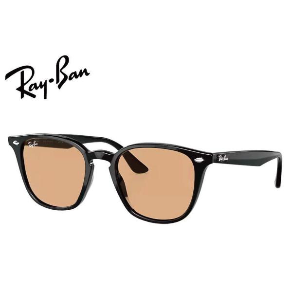 レイバン RayBan RB4258F 601/93 52mm シャイニーブラック/ブラウン