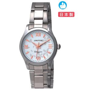 CROTON（クロトン）日本製スクエア3針クォーツ メンズ腕時計 RT-164M
