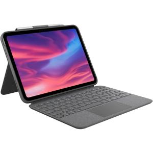 ロジクール Logicool iPad iK1059GRA 10.9インチ 第10世代 対応 トラックパッド付き キーボード付き ケース Combo Touch オックスフォードグレー