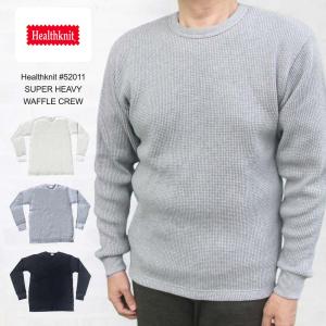 Healthknit（ヘルスニット） 52011 スーパーヘビーワッフル クルー