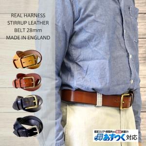 REAL HARNESS リアルハーネス STIRRUP LEATHER BELT MADE IN ENGLAND