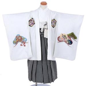 レンタル753着物　送料無料　フルセットレンタル 七五三 羽織 袴　F-5417　5歳男の子753　ハカマレンタル　七五三着物レンタル　高級753　七五三 紋付 きもの｜ueyama