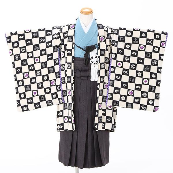 レンタル753着物　送料無料　フルセットレンタル 七五三 羽織 袴 MA-JS54  5歳男の子75...