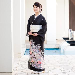 レンタル夏用留袖 絽 フルセット 高級留袖 レンタル 夏用 TS-021 孔雀 牡丹 結婚式 母親 衣装　夏 留袖 絽 レンタル留袖 夏の結婚式母親 6月 7月 8月 9月｜ueyama