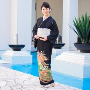 レンタル夏用留袖 絽 フルセット 高級留袖 レンタル 夏用 TS-053 地紙に鶴と梅 結婚式 母親 衣装 レンタル留袖 夏の結婚式母親 6月 7月 8月 9月｜ueyama