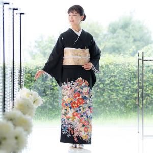 レンタル留袖 フルセット 高級正絹 留袖 レンタル 御所解文様 TS-MI066