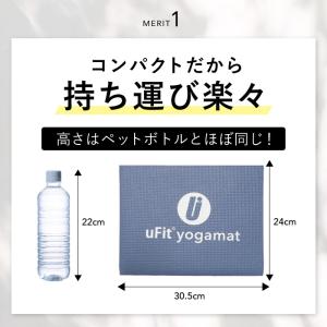 uFit Yoga Mat ヨガマット 折りた...の詳細画像5