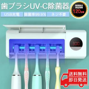 歯ブラシ除菌器 壁掛け コンパクト 充電式 紫外線