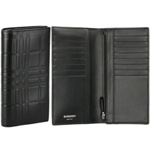 BURBERRY バーバリー 長財布 メンズ レグジグ チャコール