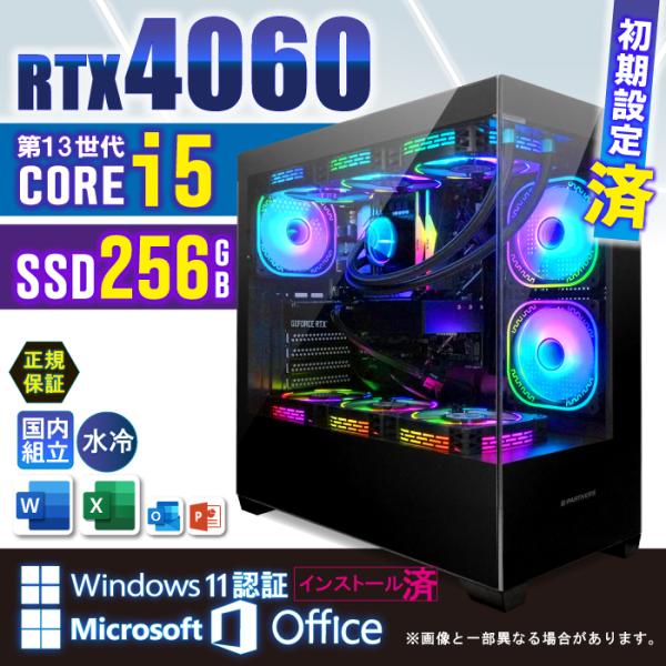 Microsoft Office ゲーミングPC 新品 パソコン RTX4060 第13世代 Cor...