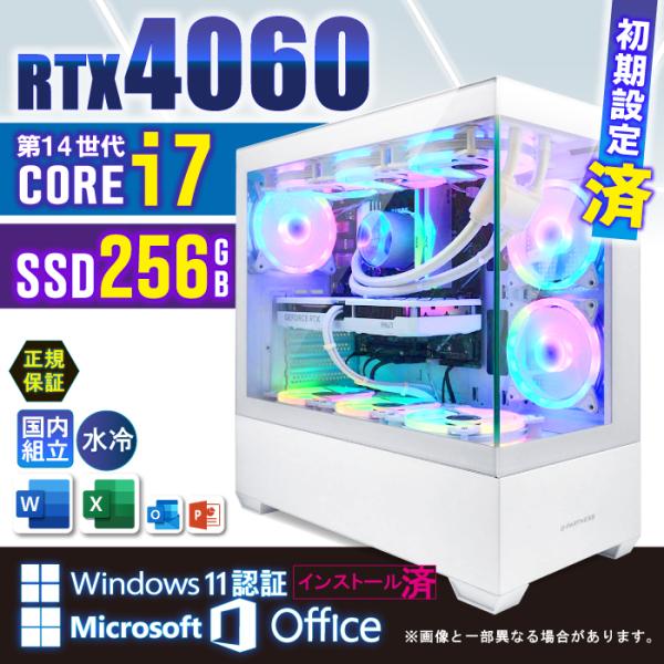Microsoft Office ゲーミングPC 新品 パソコン RTX4060 第14世代 Cor...