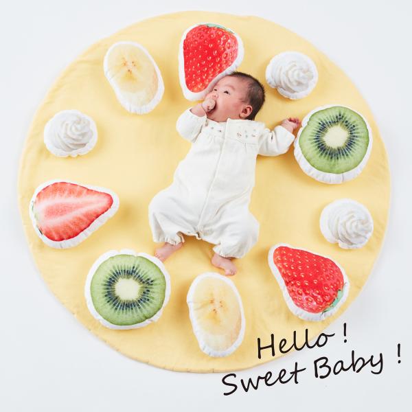 【出産祝い】おくるみクレープ〈フルーツ増し増しセット〉／『行列のできる法律相談所』紹介商品　女の子　...