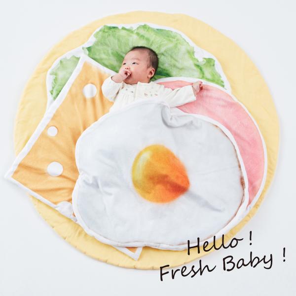 【出産祝い】おくるみクレープ〈まんぷくセット〉女の子　男の子　おくるみ　ブランケット　ギフトセット　...